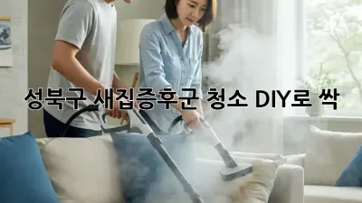 #성북구 새집증후군 청소, 🏡DIY로 싹!✨